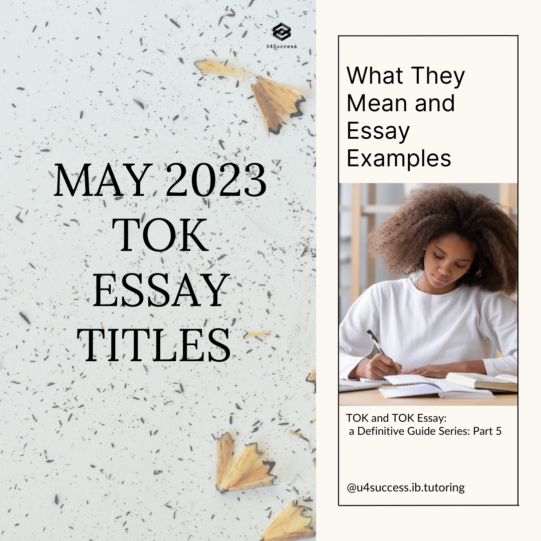 2023 essay titles tok
