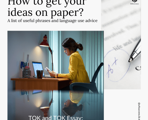 How to get your ideas on paper? Advice for IB TOK essays